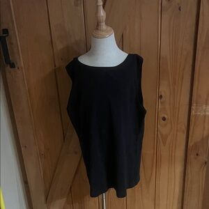 Karen Scott Classic Black Tank Top